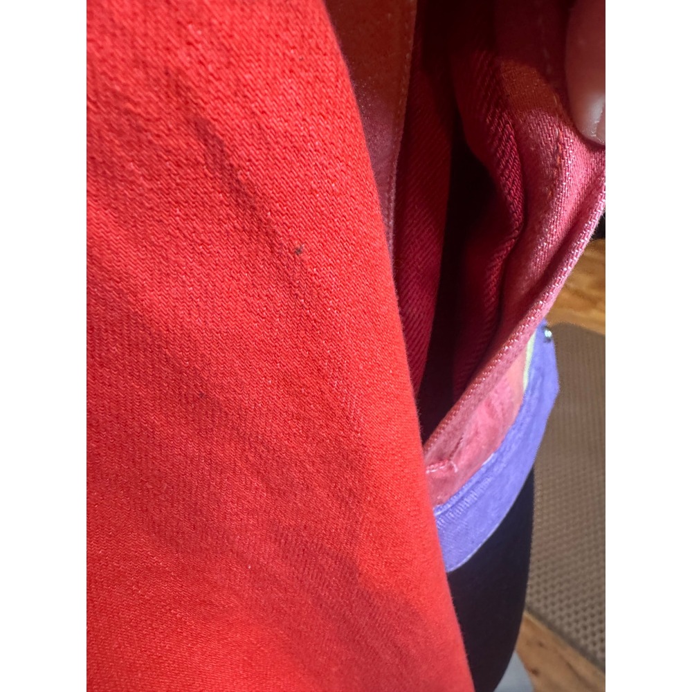 VTG Mokuyobi Rainbow Colorblock Denim Jacket Made in USA Dopamine Dressing XXS - Picture 13 of 16